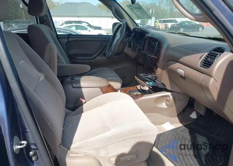 2002 Toyota Sequoia Sr5 V8 z USA, uszkodzony, nr VIN 5TDZT34AX2S079437